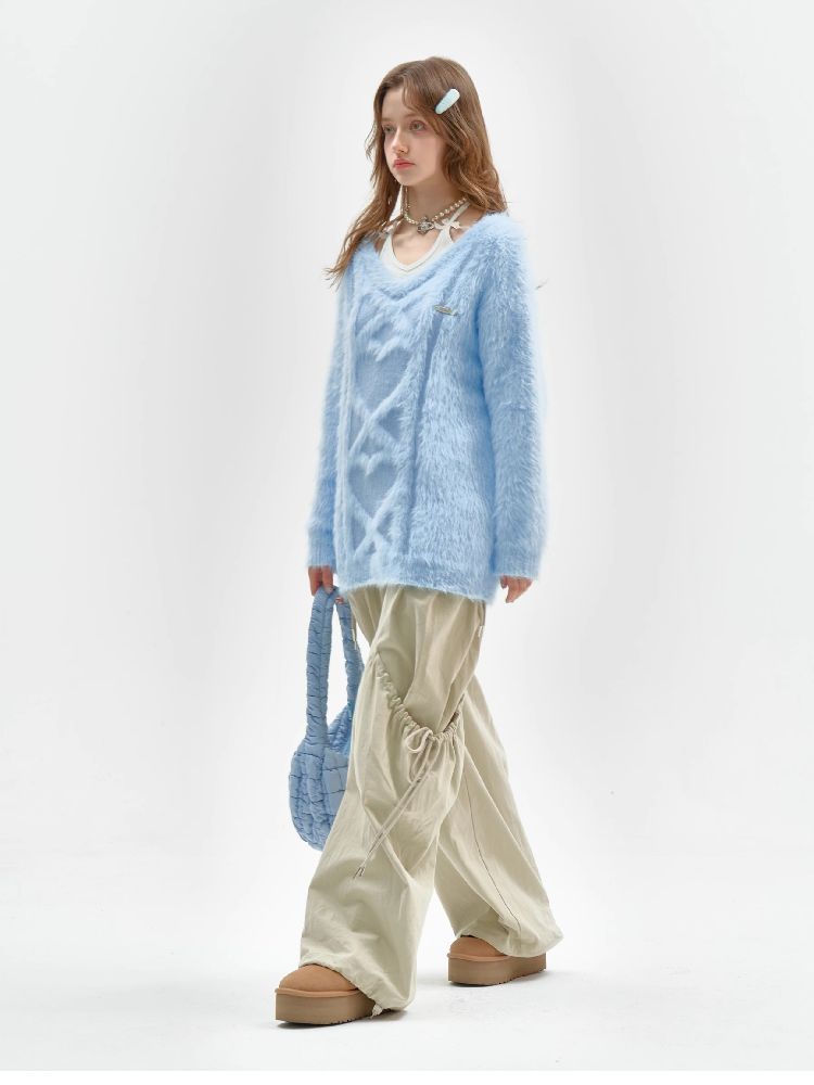 Straight Wide Leg Workwear Casual Pants【s0000011511】