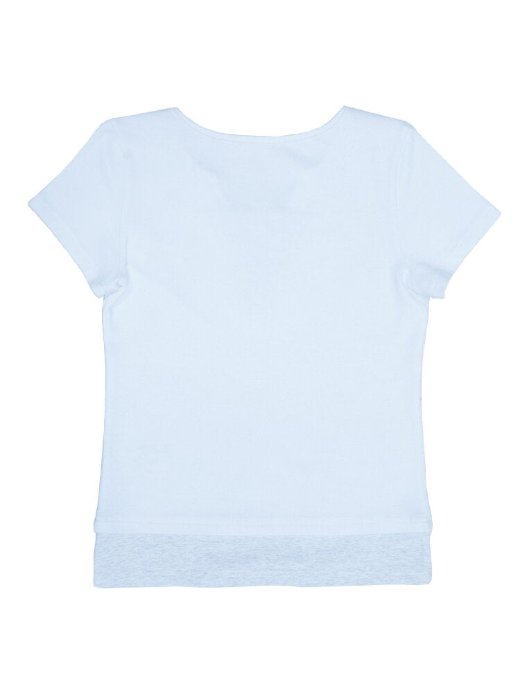 Dreamcore Angel Silver Fake T-Shirt【s0000016544】