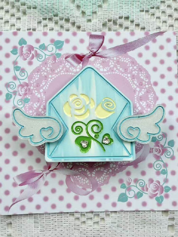 Love Letter Envelope Hair Clip【s0000017464】