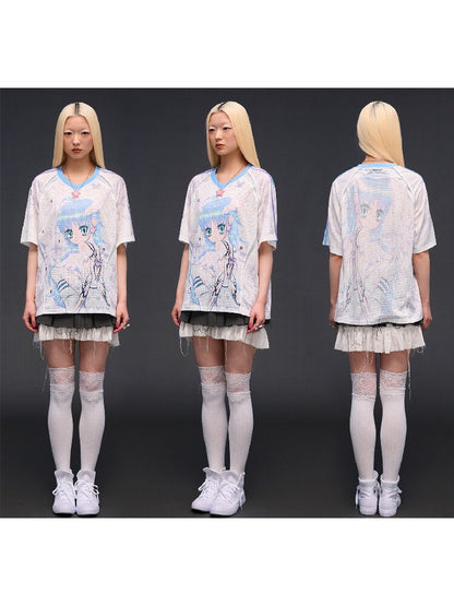 Seraphim Girl Raglan Sleeve T-Shirt【s0000017025】