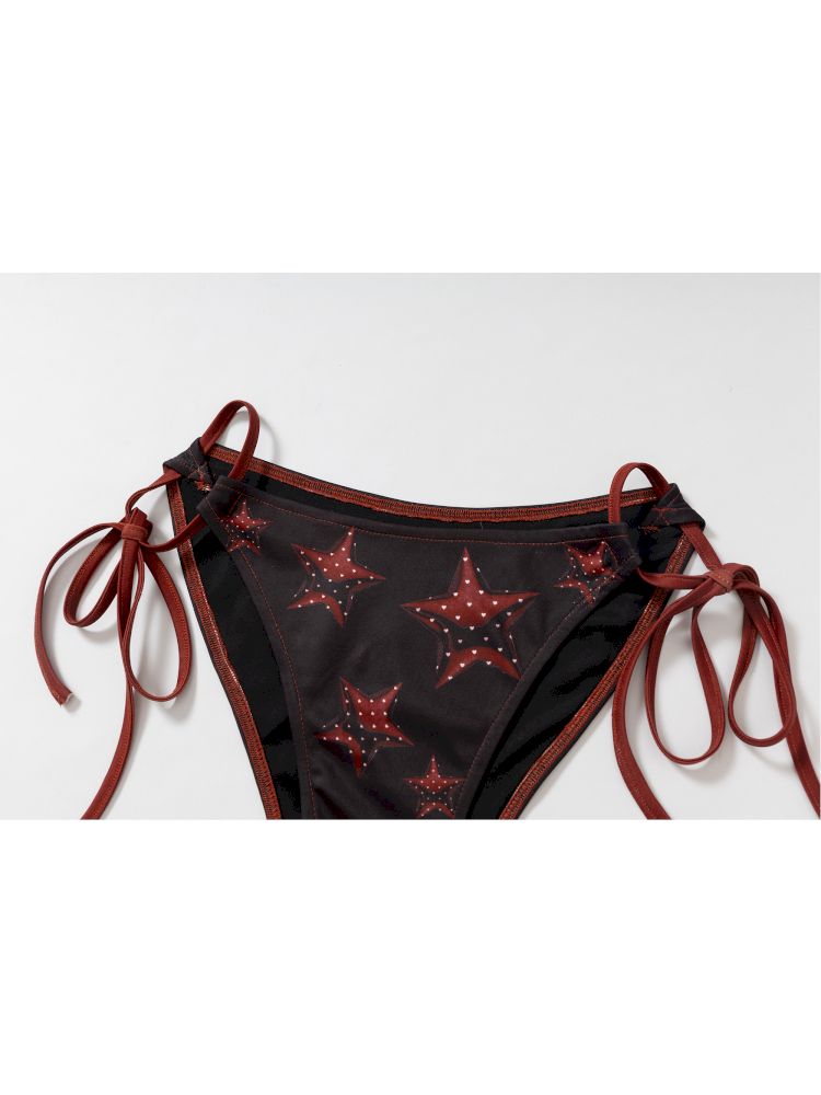 Star Print Bikini Swimsuit【s0000012623】