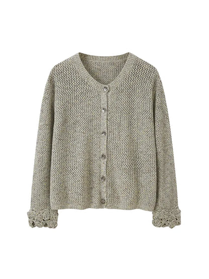 Oversized Vintage-Style Knit Cardigan【s0000014056】