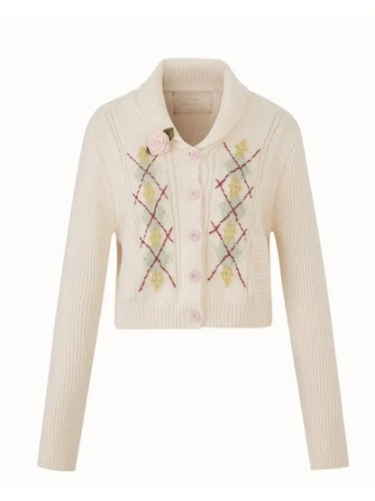 Knit Cardigan Skirt Set【s0000014332】