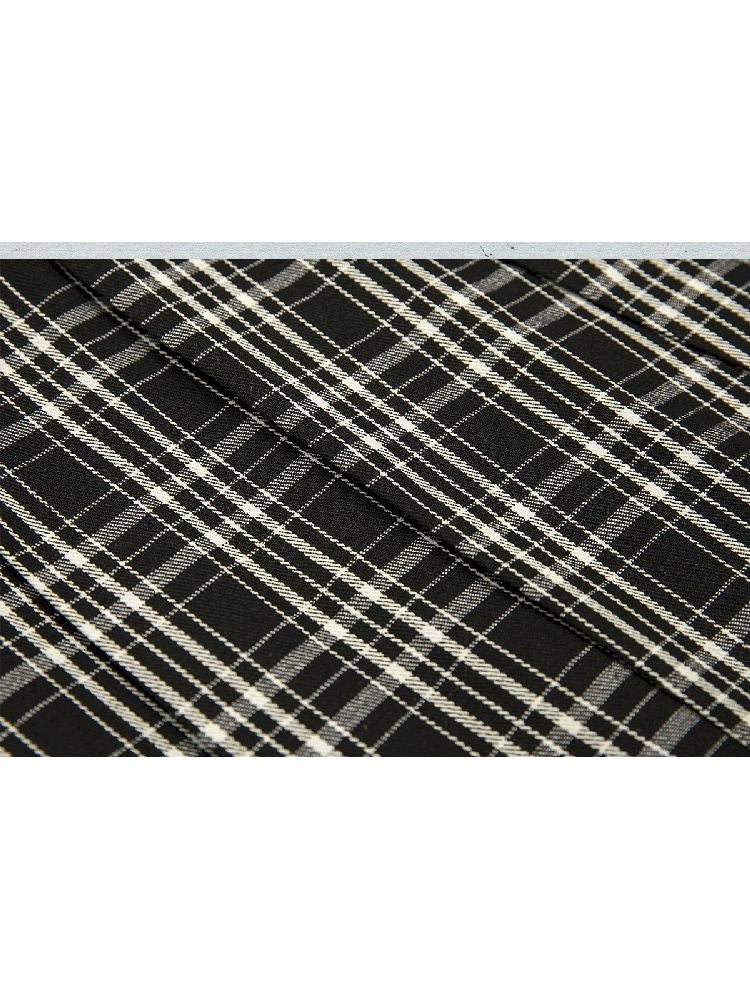 Peplum irregular pleated bustier midi skirt【s0000005970】