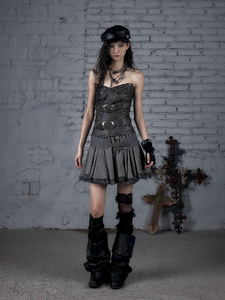 Slimming Wrap Short Leather Breastplate【s0000011827】