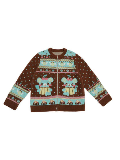 Chocolate Bear Sweater Knit Set【s0000014857】