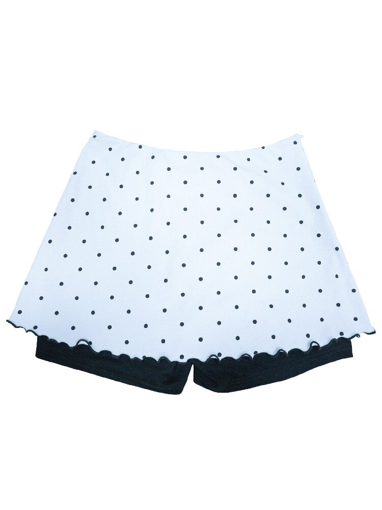 Embroidery Polka Dot Skirt Pants【s0000016548】