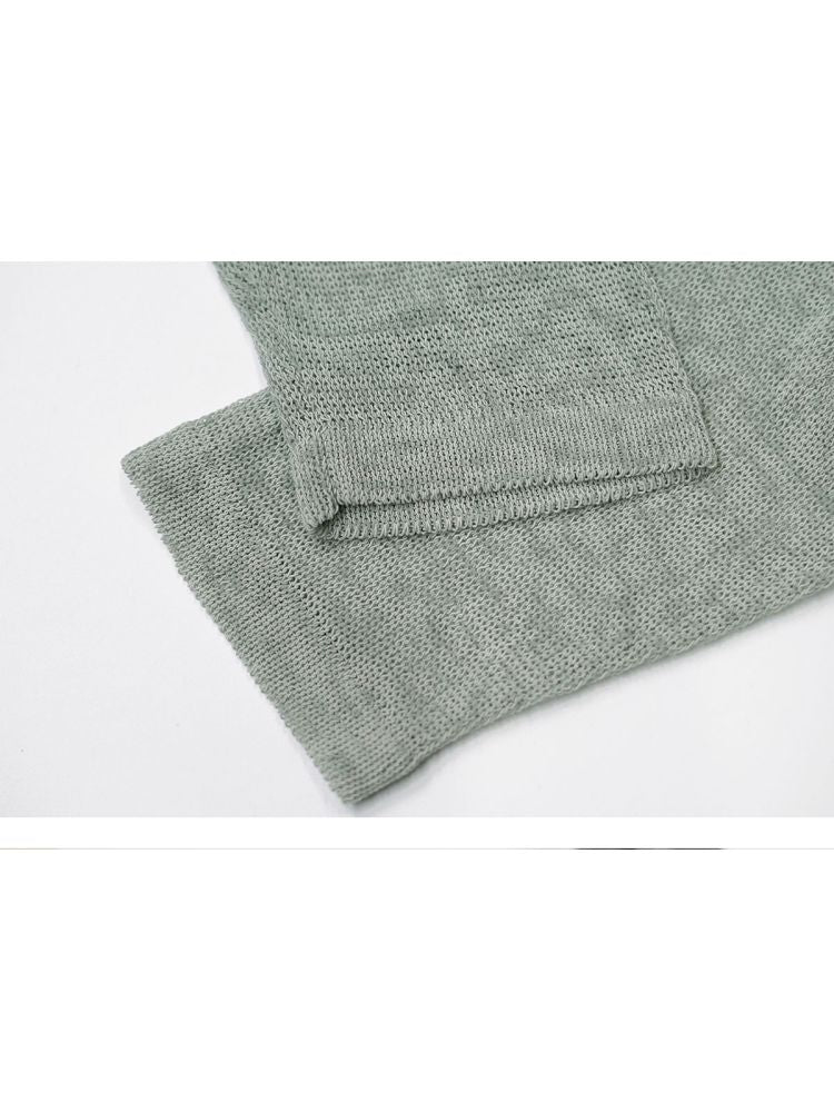 Raglan Cutout Knit Cowl Top【s0000012640】