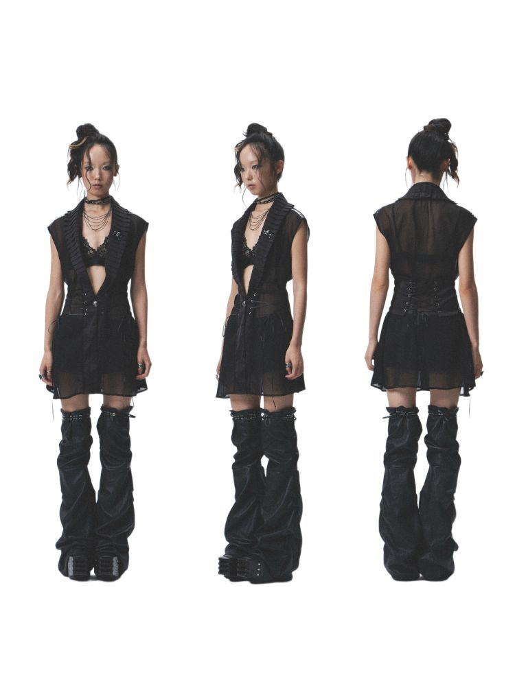 Soft Leather Short Leg Cover Set【s0000012688】