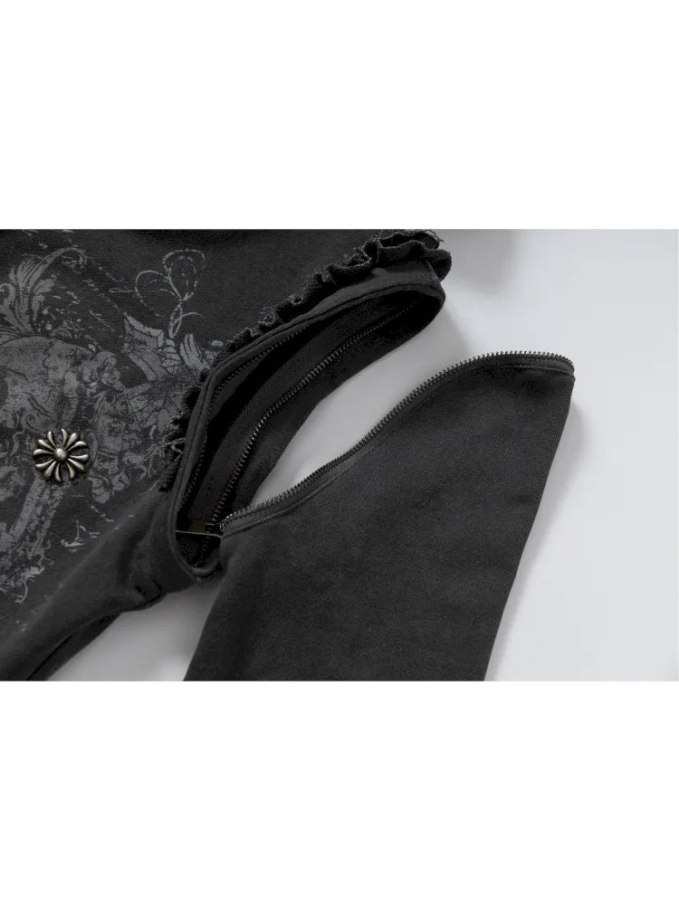 Detachable Hooded Sweatshirt Dress【s0000013943】