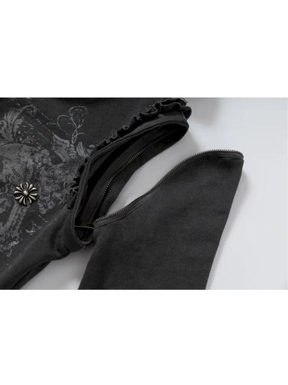 Detachable Hooded Sweatshirt Dress【s0000013943】