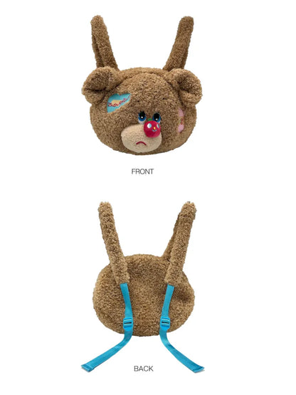 Apple Shaped Plush Backpack【s0000014152】