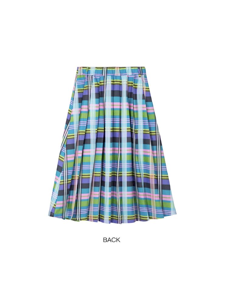 Slim Pleated Long Skirt【s0000011209】