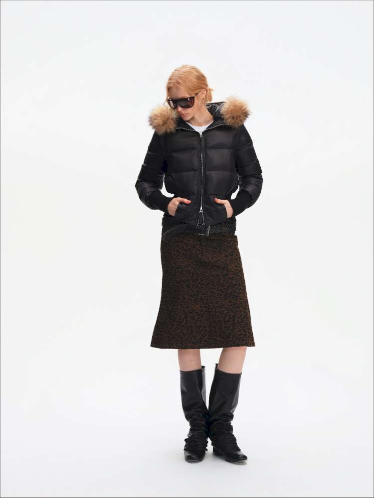 Leopard Print A-Line Mermaid Skirt【s0000015063】