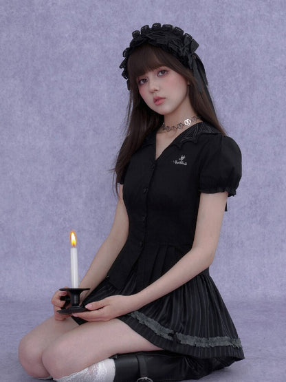 Black Forest Slimming Skirt Pants【s0000016645】