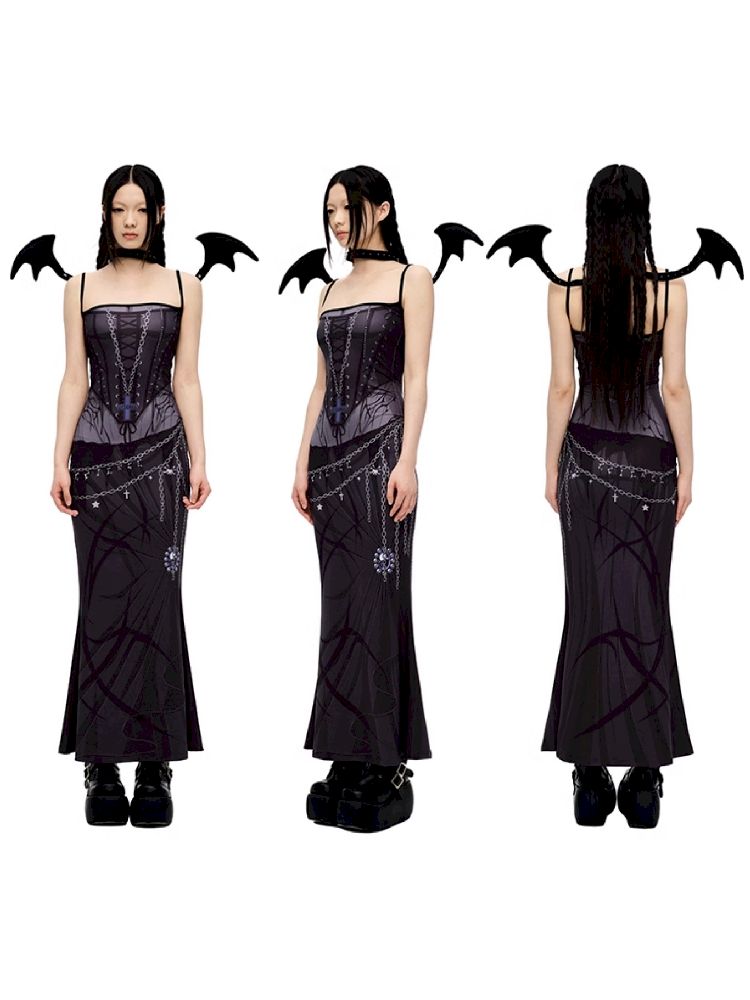 Witch Sling Fishtail Dress [S0000010232]