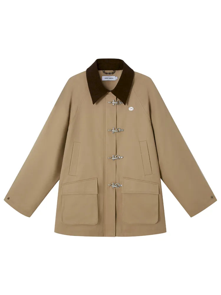 Cotton-lined trench coat【s0000014076】