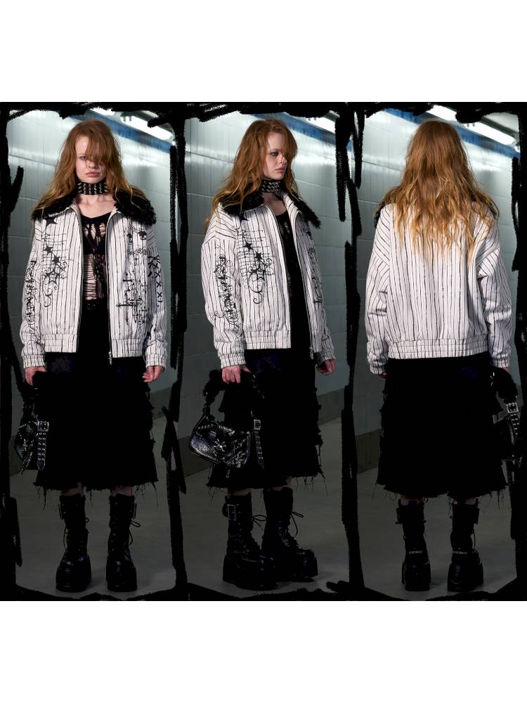 Fur Collar Thick Fleece Jacket【s0000014421】