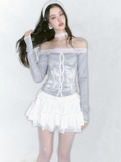 One Shoulder T-Shirt【s0000012134】