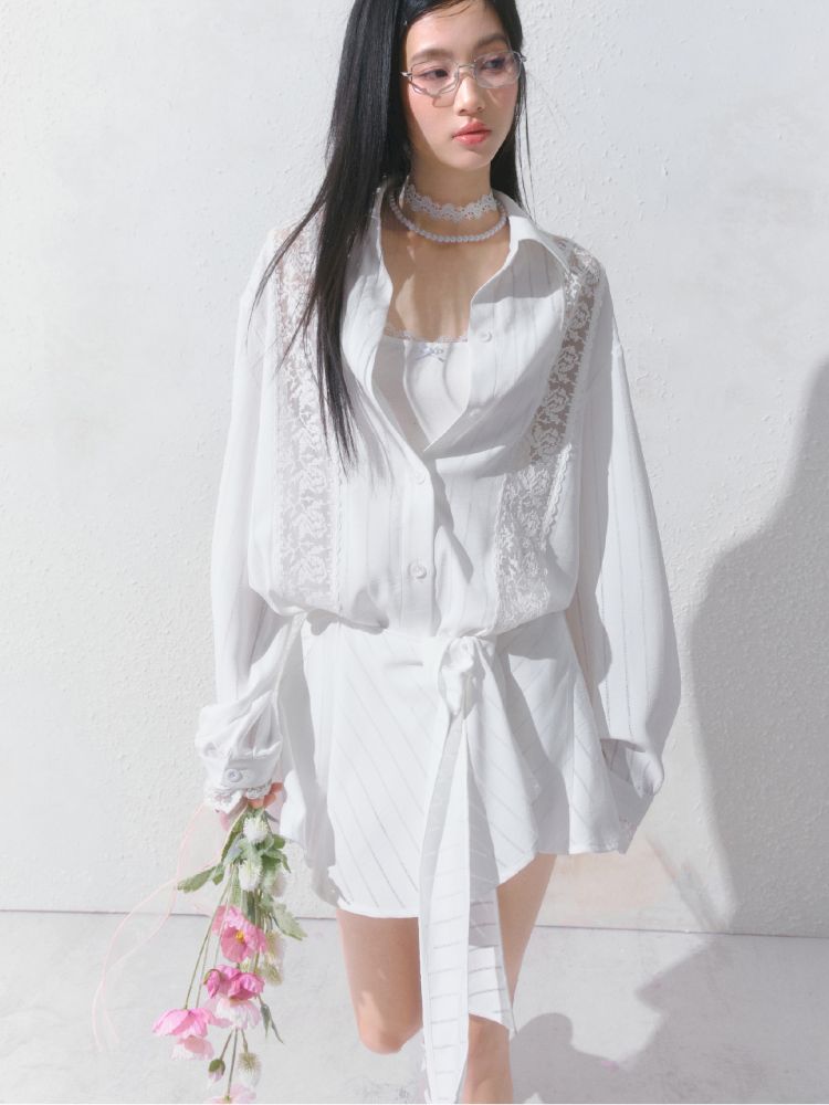 Two Piece Skirt Loose Shirt【s0000012156】