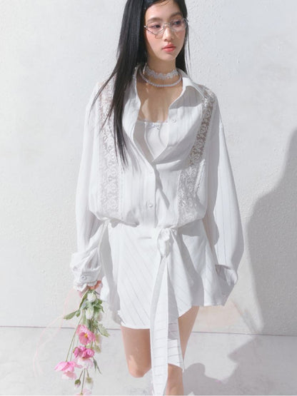 Two Piece Skirt Loose Shirt【s0000012156】
