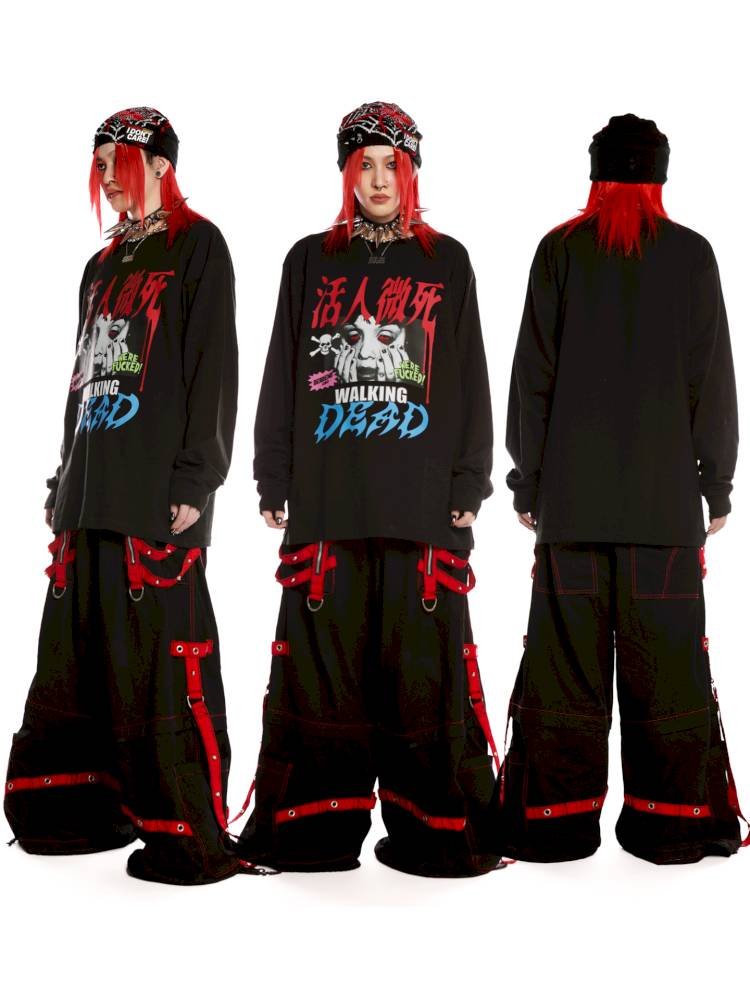 American punk subculture long-sleeved sweatshirt【s0000014376】