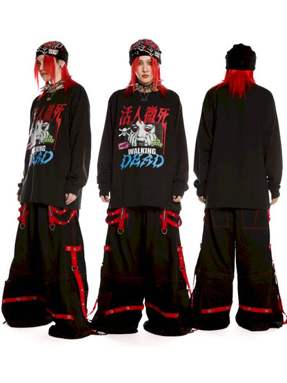 American punk subculture long-sleeved sweatshirt【s0000014376】