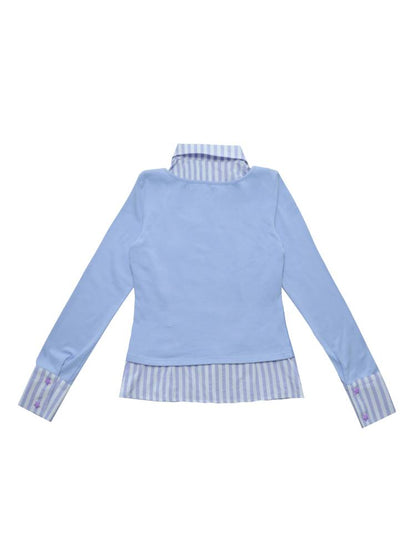 Cartoon-Style Two-Piece Long-Sleeve Shirt【s0000014447】