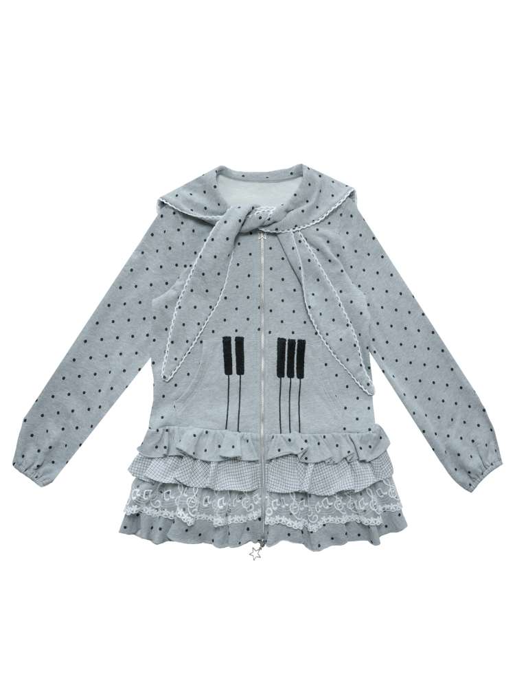 Antique Ghost Girl Gray Sailor Dress【s0000014696】