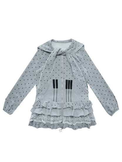 Antique Ghost Girl Gray Sailor Dress【s0000014696】