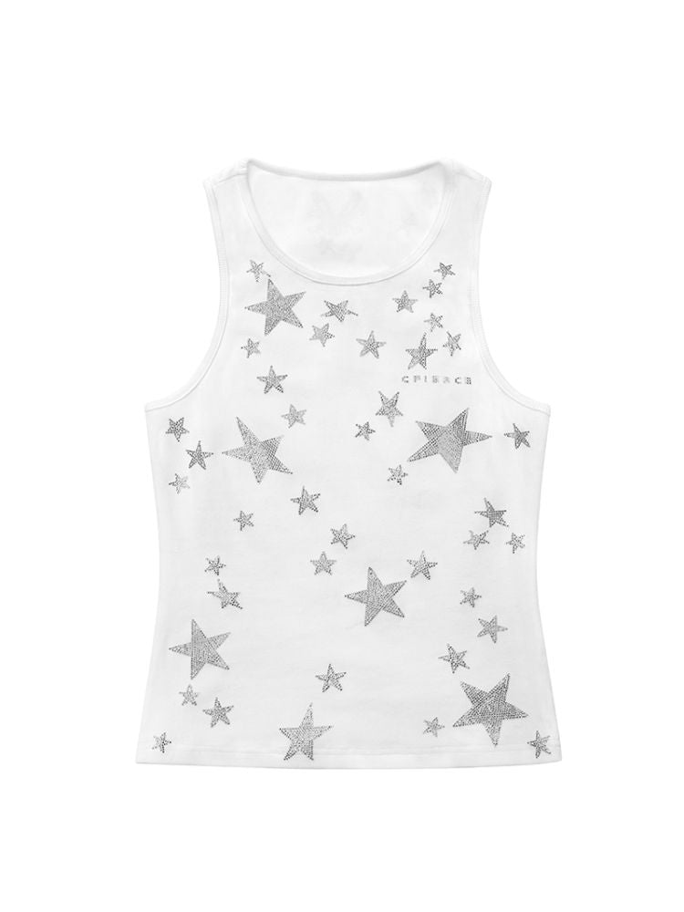 Pentagram Ribbed Vest【s0000012600】