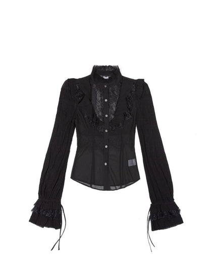 Chiffon Thin Sheer Top【s0000012653】