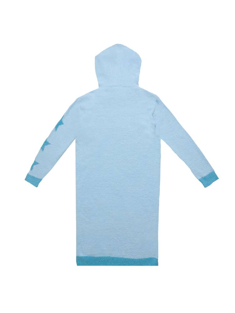 Antique Ghost Horse Hooded Knit Dress【s0000014688】