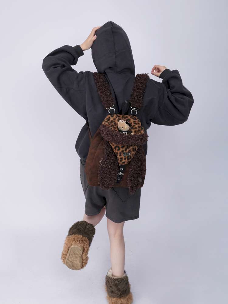 Rabbit Ears Cute Fur Crossbody School Bag【s0000014619】