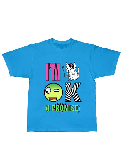 EMO hardcore skateboarding punk loose T-shirt【s0000013599】