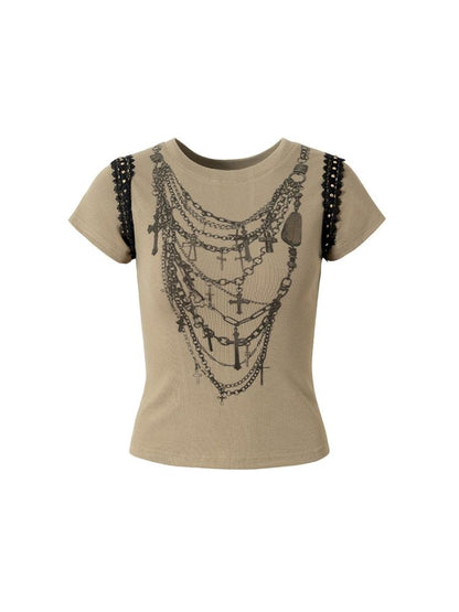 Two Wear Short Sleeve T-Shirt【s0000012619】