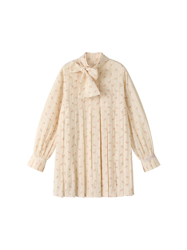 Floral Long Sleeve Dress【s0000011970】