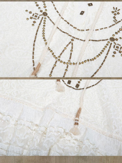 Loose Lace Blouse Dress【s0000012647】