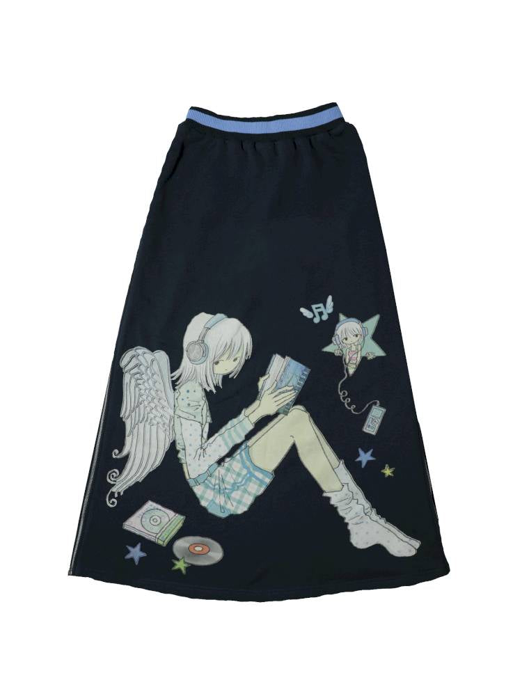 Zipper Half-Length Skirt【s0000014443】