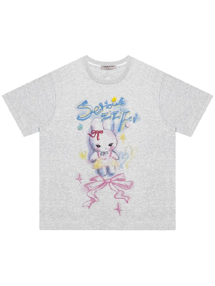 Loose Thin Round Neck Short Sleeve T-shirt【s0000012243】