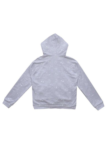 Ghost Horse Gray Rabbit Ear Hooded Sweatshirt【s0000014694】