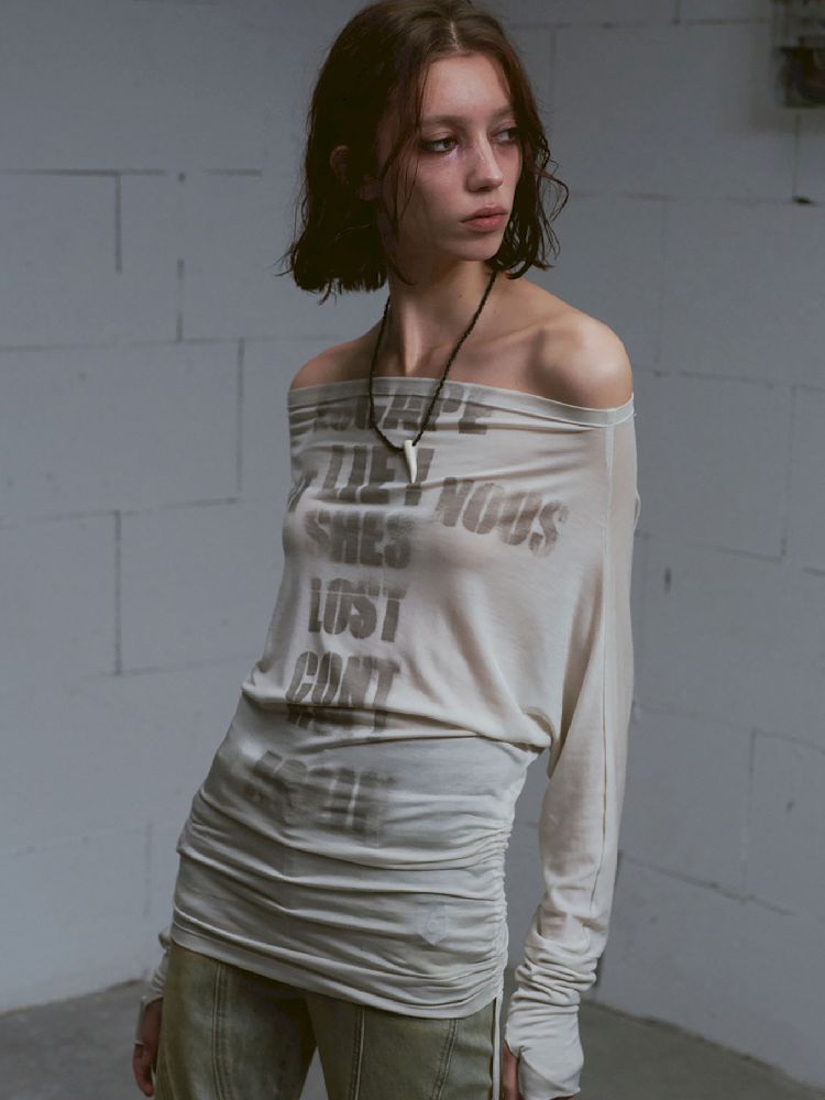 Thin Long Sleeve Printed Tee【s0000011851】