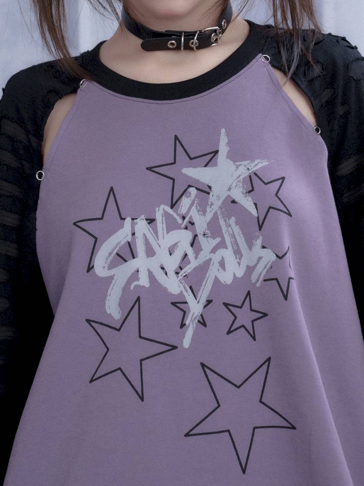 Raglan Sleeve Loose Fit T-Shirt【s0000014363】