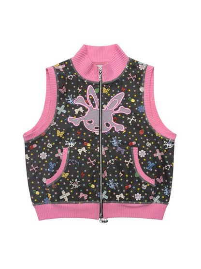 Sticker Printed Vest【s0000012592】