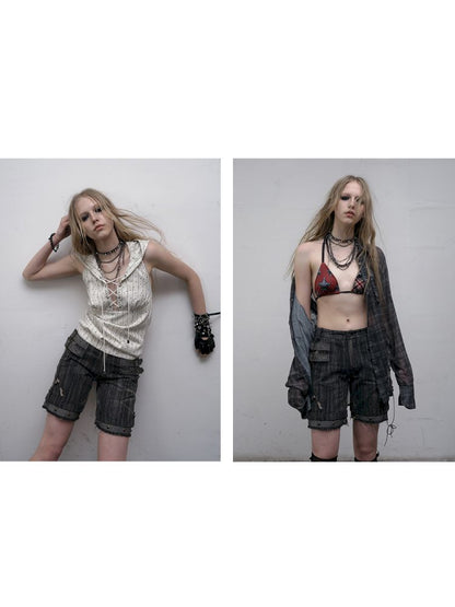 Low Rise Straight Leg Mid Pants【s0000012318】