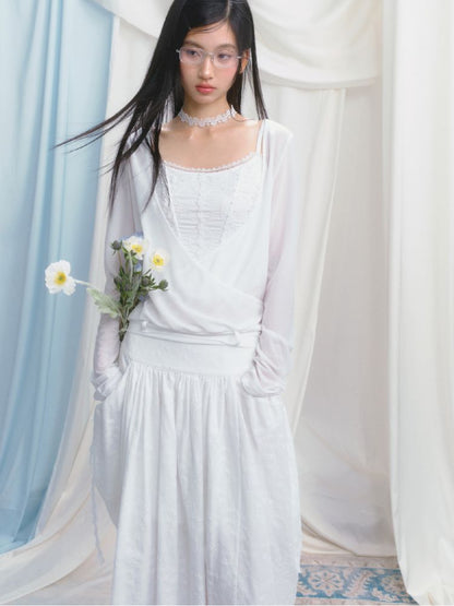 High-Waisted Half-Length Skirt【s0000012154】