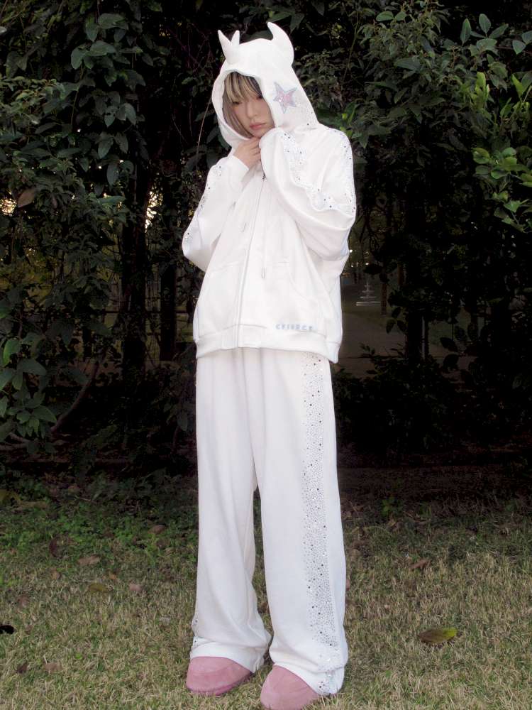 Horse Crying Unicorn Sweatpant【s0000015385】