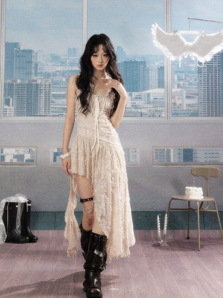 Fringe Irregular Streamer Skirt【s0000016272】
