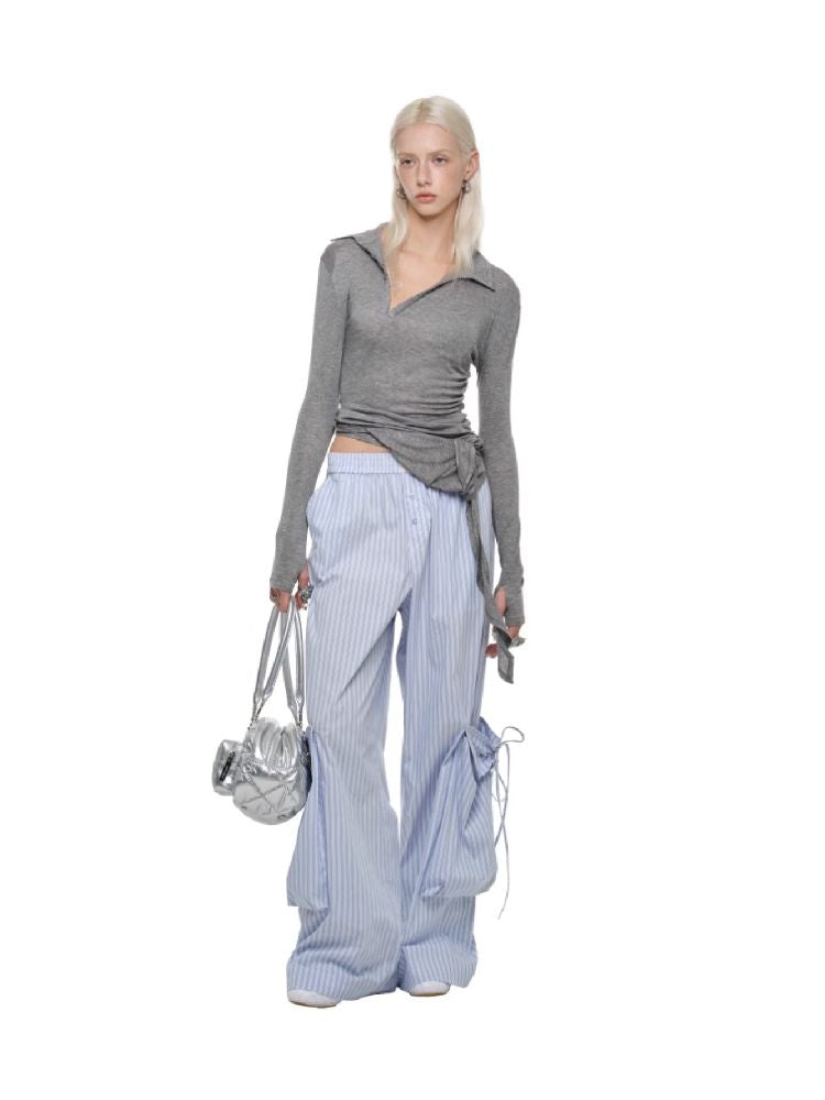 Hook and Loop Tie POLO Shirt【s0000011599】