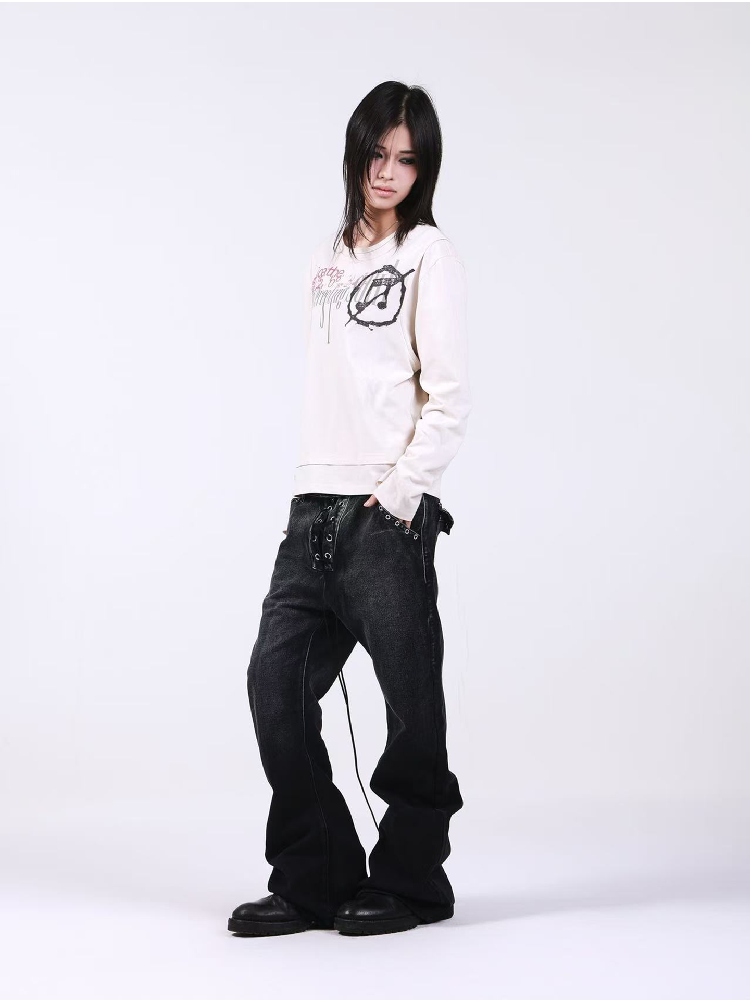 Cotton Linen Bone Apricot Long Sleeve【s0000018192】